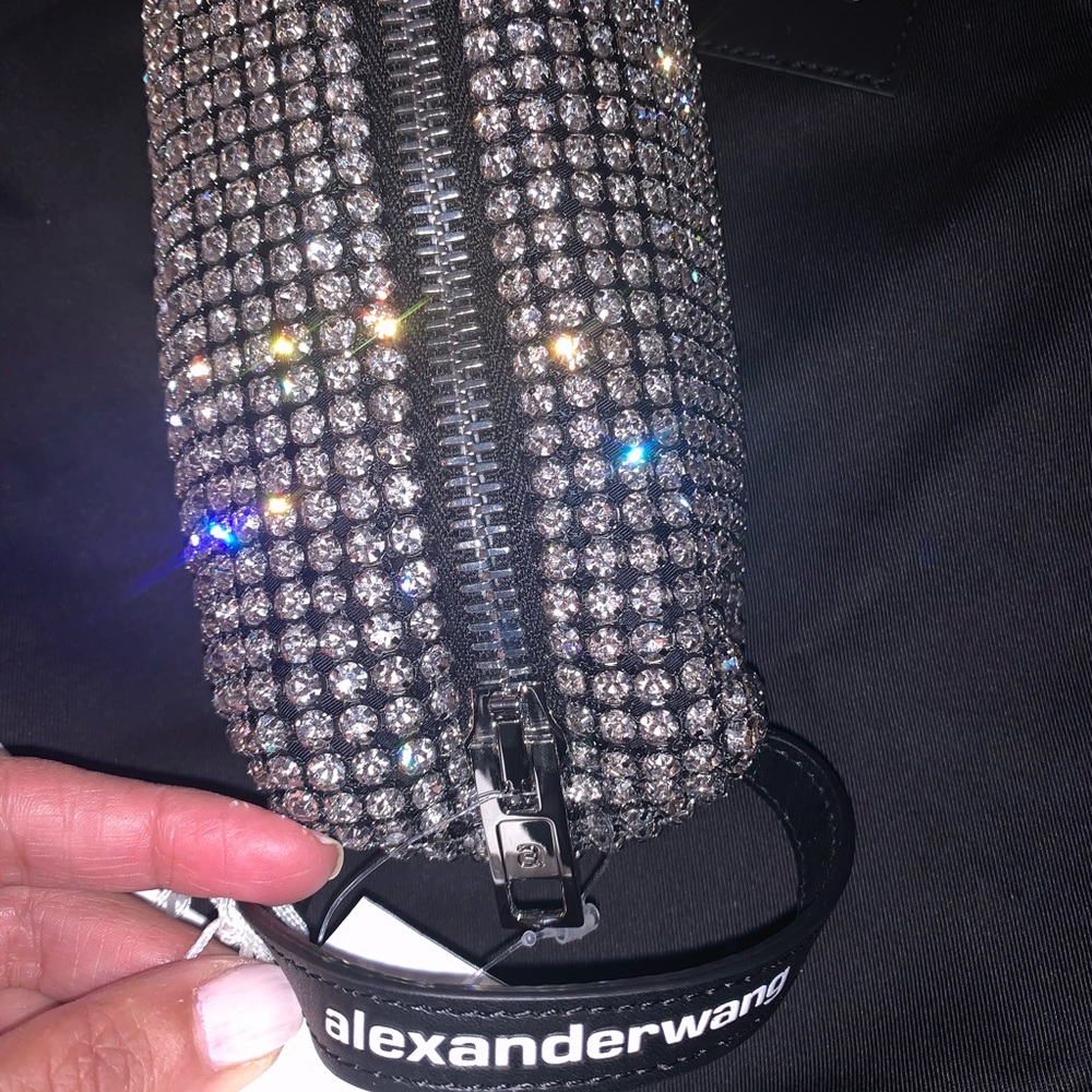 ❤️NWT Alexander Wang Crystal roll bag w/ handle